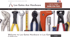 Desktop Screenshot of hardwarestorelosgatos.com