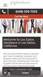 Mobile Screenshot of hardwarestorelosgatos.com